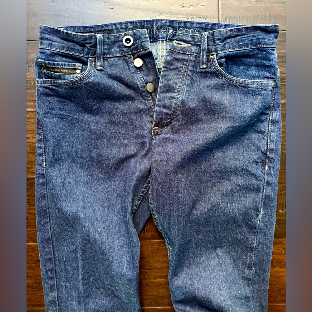 Calvin Klein Men's 30X32 Slim Fit Jeans